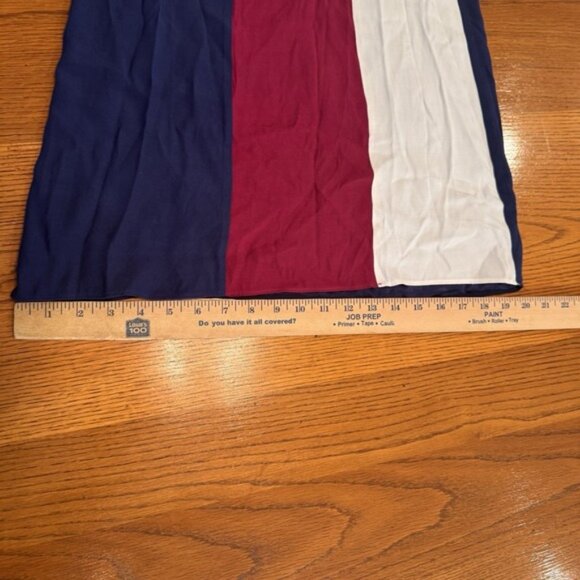 Rapsodia Womens High Wiasted Super Wide Leg Pants Trousers Red White Blue Size S - Picture 9 of 13